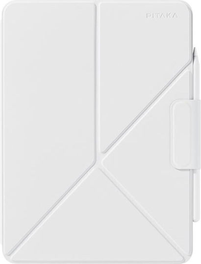Pitaka Folio 2 Case Compatible Ipad Pro 13 Inch 2024 White