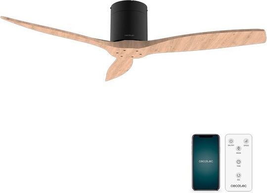 Cecotec EnergySilence Aero 5500 Aqua Ανεμιστήρας Οροφής 132cm με Φως Καφέ / Μαύρος