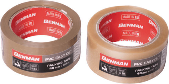 Benman Verpackungsfolie 48mm x 60m Transparent
