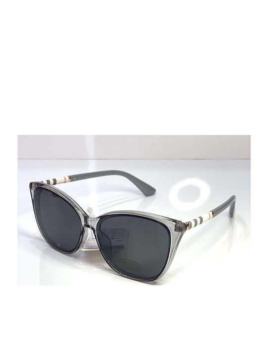 Woman's Fashion Ochelari de soare Gri cu Cadru & Gri Lentilă Woman's Fashion Ochelari de soare Gri cu Cadru & Gri Lentilă