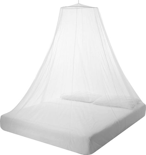 Mosquito Net Double Bed Hoop Hook White 60x250x1400cm