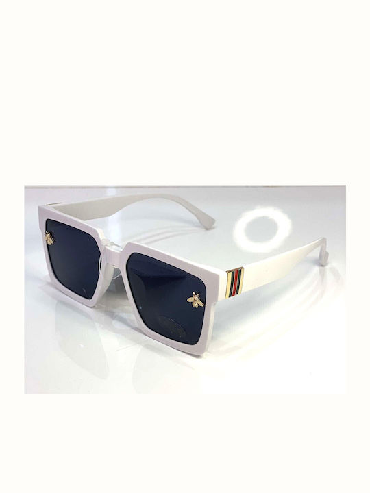 Woman's Fashion Sunglasses Λευκά with Acetate Frame