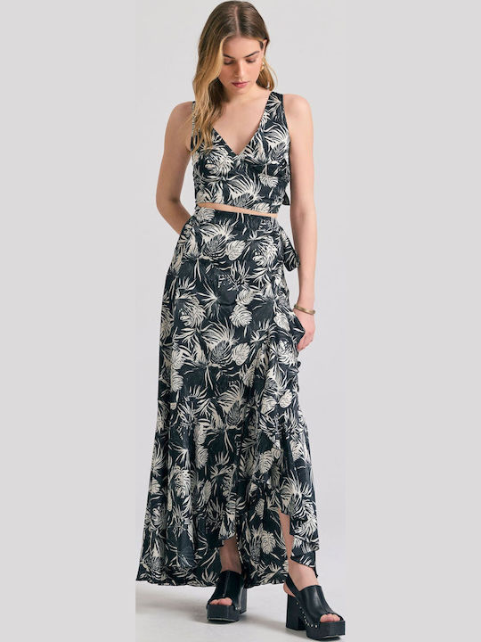 Maxi Skirt Envelope Black