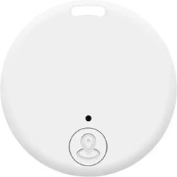 Mini Round Apple Find My & Google Find Hub Λευκό Mini Round Apple Find My & Google Find Hub Λευκό