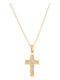 Ardika Cross from Gold Plated Steel with Chain