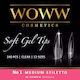 Woww Cosmetics Soft Gel Nail Tips Transparent 240pcs No1 Medium Stiletto 4.04.0.0079