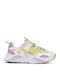 Memory Lace Twist V Kids Sports Shoes Running with Hoop & Loop Closure Multicolour