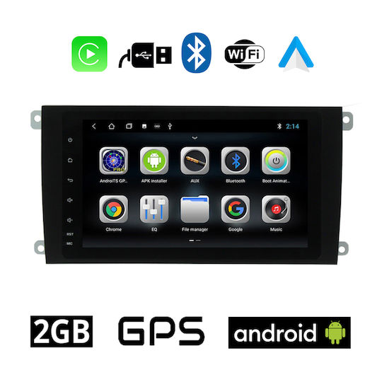 Ηχοσύστημα Αυτοκινήτου για Porsche Cayenne 2002-2011 (Bluetooth/USB/WiFi/GPS/Apple-Carplay/Android-Auto) με Οθόνη Αφής 7"