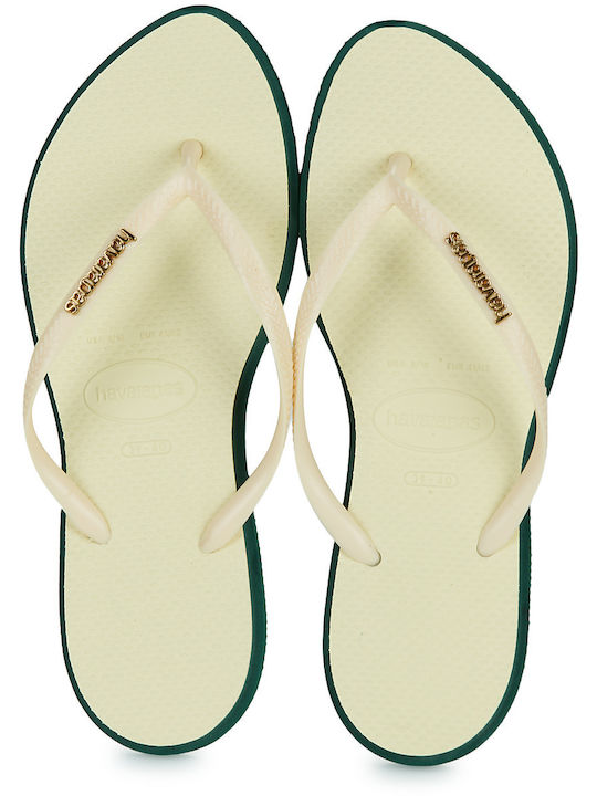 Havaianas Slim Point Σαγιονάρες σε Μπεζ Χρώμα
