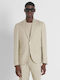 Men's Summer Suit Jacket Regular Fit Sand