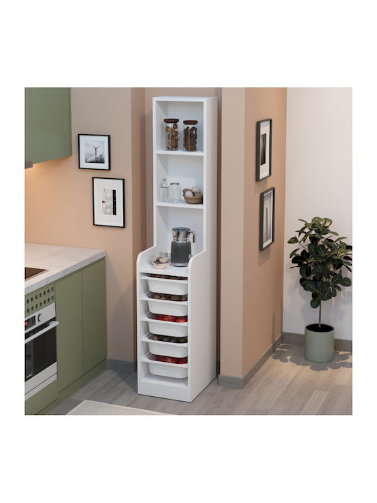 Utah Bodenstehender Schrank White 34.6x44.3x178cm