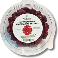Migdale cu căpșuni caramelizate 170g Migdale cu căpșuni caramelizate 170g