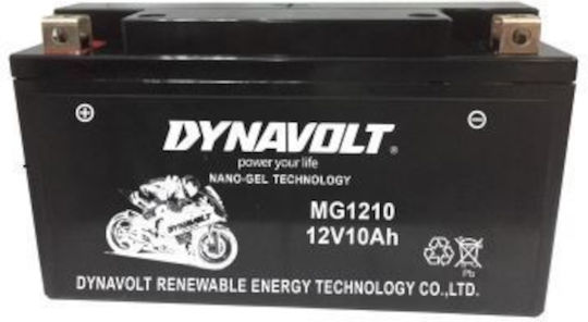 Dynavolt Nano GEL Μπαταρία Μοτοσυκλέτας με Χωρητικότητα 10Ah