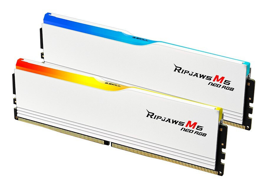 G.Skill Ripjaws M5 Neo RGB 64GB DDR5 RAM με 2 Modules (2x32GB) και Ταχύτητα 6000 για Desktop