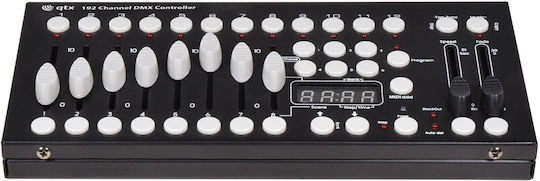 QTX Sound DMX Controller Lichtkonsole mit 192 Steuerkanälen / 12 XLR-Eingänge 5015972226414