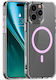 Etteri Color Mag Задна корица Силикон / Пластмаса Розов (iPhone 14 Pro)