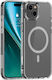 Etteri Color Mag Back Cover Silicon / Plastic Gri (iPhone 15)
