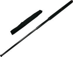 Teleskopischer Chromstab Ideallstore 100 cm Schwarz Inklusive Scheide