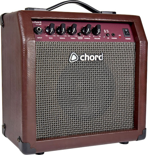 Chord Combo Ενισχυτής Ηλεκτρικής Κιθάρας 15W Καφέ