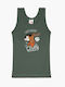 Minerva Out Back Green Balsam Kids' Undershirt green