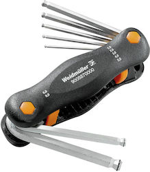 Weidmüller Sks 2.0-8.0 Mr Folding Key Set Round Heads 7 Pieces
