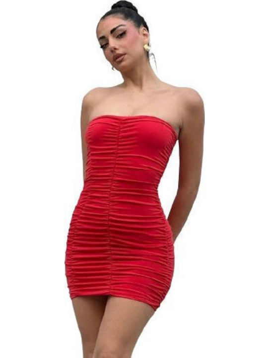 Summer Mini Dress Red