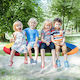 Costway Fabric Hanging Swing Nest 150x80cm Multicolour