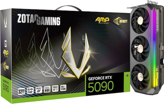 Zotac GeForce RTX 5090 32GB GDDR7 AMP Extreme INFINITY Κάρτα Γραφικών