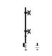 Blackmount UP02 Stand Desk Mounted for 2 Monitors up to 27"