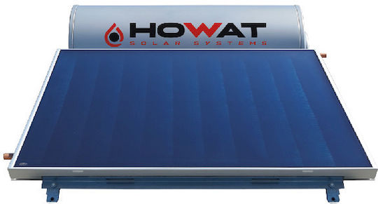 Howat Ηλιακός Θερμοσίφωνας 120lt Glass Διπλής Ενέργειας 2τ.μ. Επιλεκτικός
