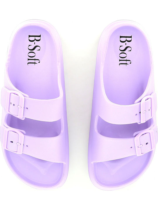 B-Soft B-Soft Women's Flip Flops in Purple Styl...