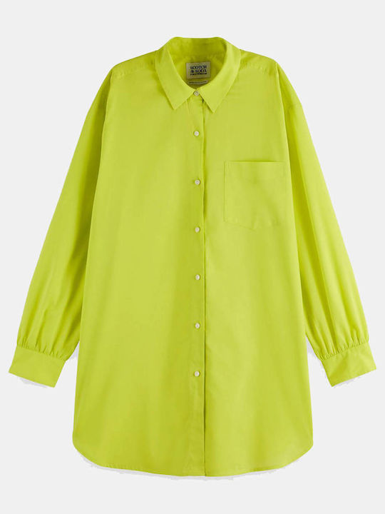 Scotch & Soda Γυναικείο Πουκάμισο Lime