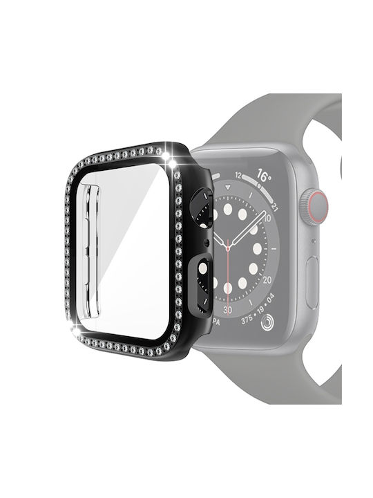 Πλαστική Θήκη σε Μαύρο χρώμα για Apple Watch Series 6, SE, 5, 4 40mm