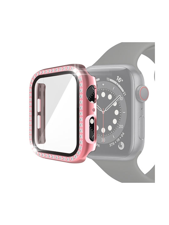 Защитна Пластмасов Калъф в Розов цвят за Apple Watch Series 6, SE, 5, 4 40 мм