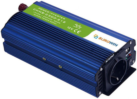 Invertor Auto Unda sinusoidală pură 300W pentru Convertirea 12V DC în 220V AC