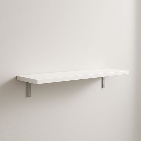 Стенен Рафт Pal Бял 80x20x1.8см