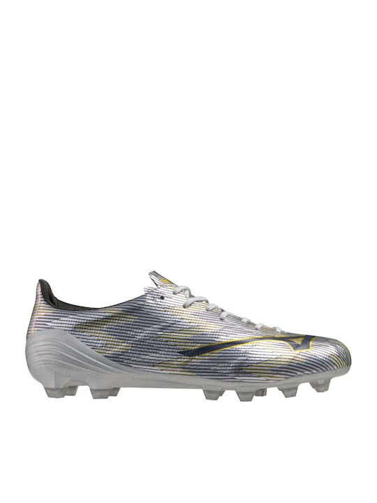 Mizuno Ii Japan Football Shoes with Cleats Silver