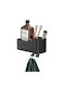 TIGER Wall Mounted Bathroom Shelf Plastic 10.8x24.9x15.7cm Black