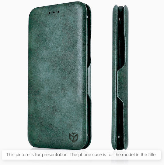 Techsuit Wallet Silicone Green (Oppo Reno13 F 4G, Oppo Reno13 F 5G, Oppo Reno13 FS 5G)