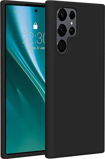 Etteri Back Cover Σιλικόνης Μαύρο (Galaxy S22 Ultra 5G)