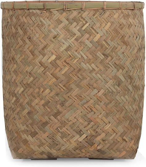 Soulworks Γλάστρα Bamboo Καφέ 55x55x60εκ.