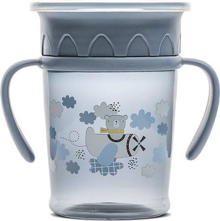Lorelli Baby Cup All Around made of Plastic Blue 275ml for 12m+m+