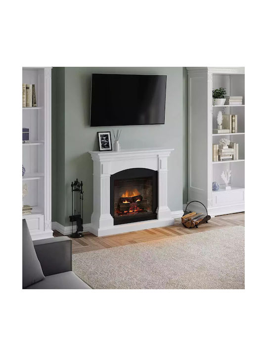 Tagu Magna Powerflame Wall Mounted Electric Fireplace 1400W White