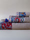 Cotton Handmade Towel Karpathos Beige Hand Towel 30x50 Beige