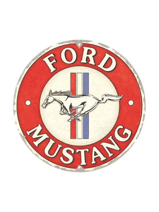 Wall Decor Metal Sign Ford Mustang 25102 4036113251028