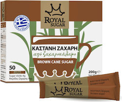 Royal Ζάχαρη Καστανη Sticks 50τεμ