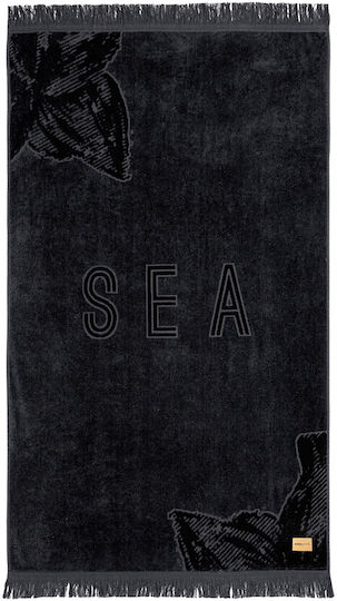 Nima Sea Serene Βαμβακερή Jacquard με Κρόσσια 160x90εκ.
