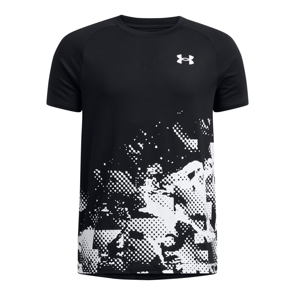 Under Armour Kids' T-shirt Black Tech 1390035-001 | Skroutz.mt
