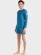 Langarmbluse Blue