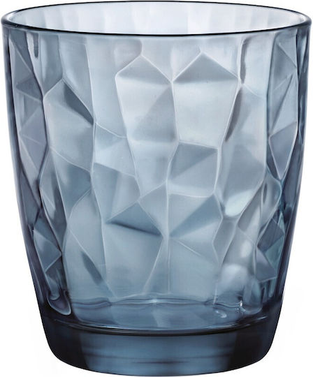 Bormioli Rocco Set of Glasses Water made of Glass in Blue Color 6pcs